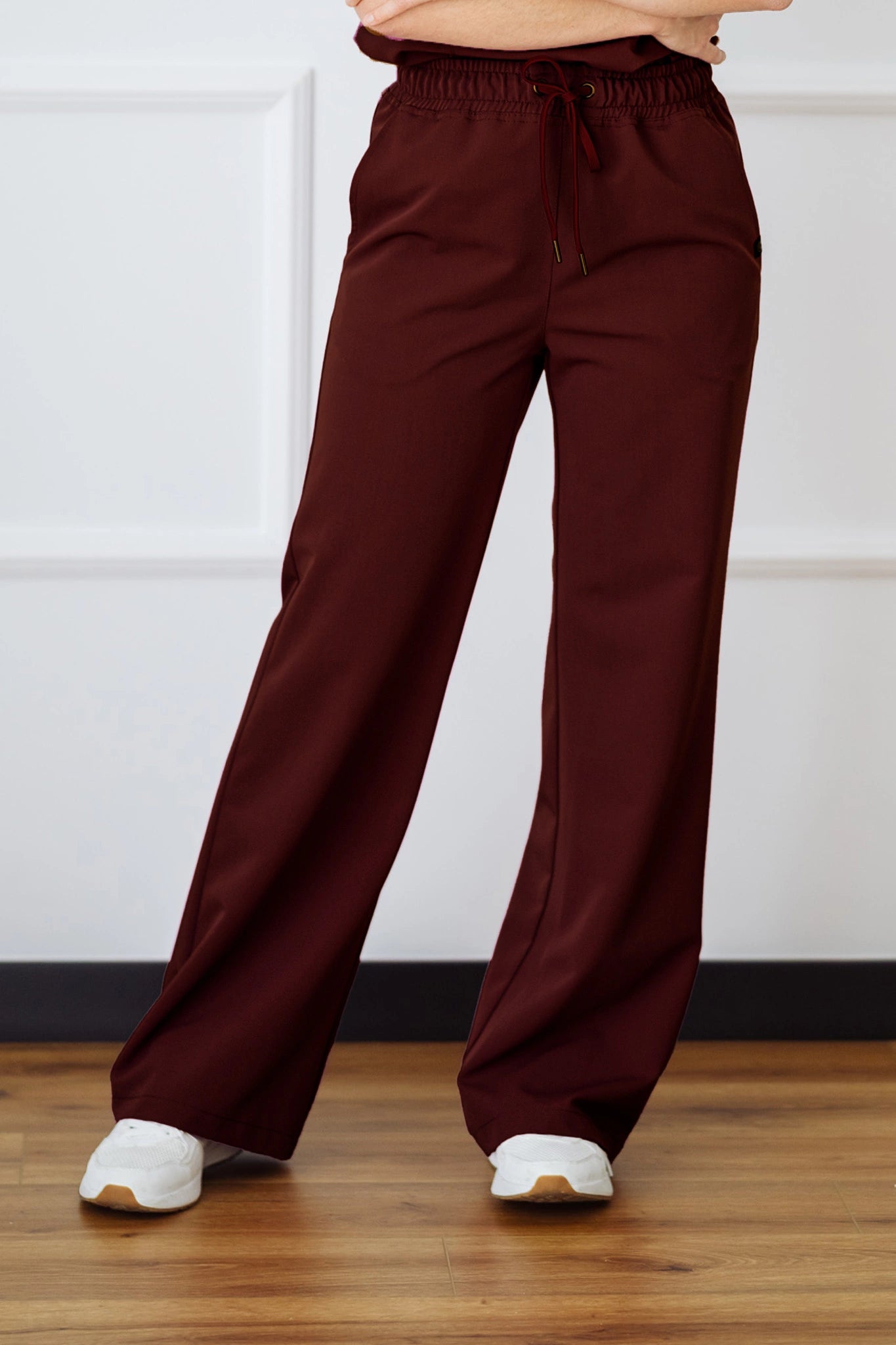 Spodnie medyczne damskie szerokie NICEA