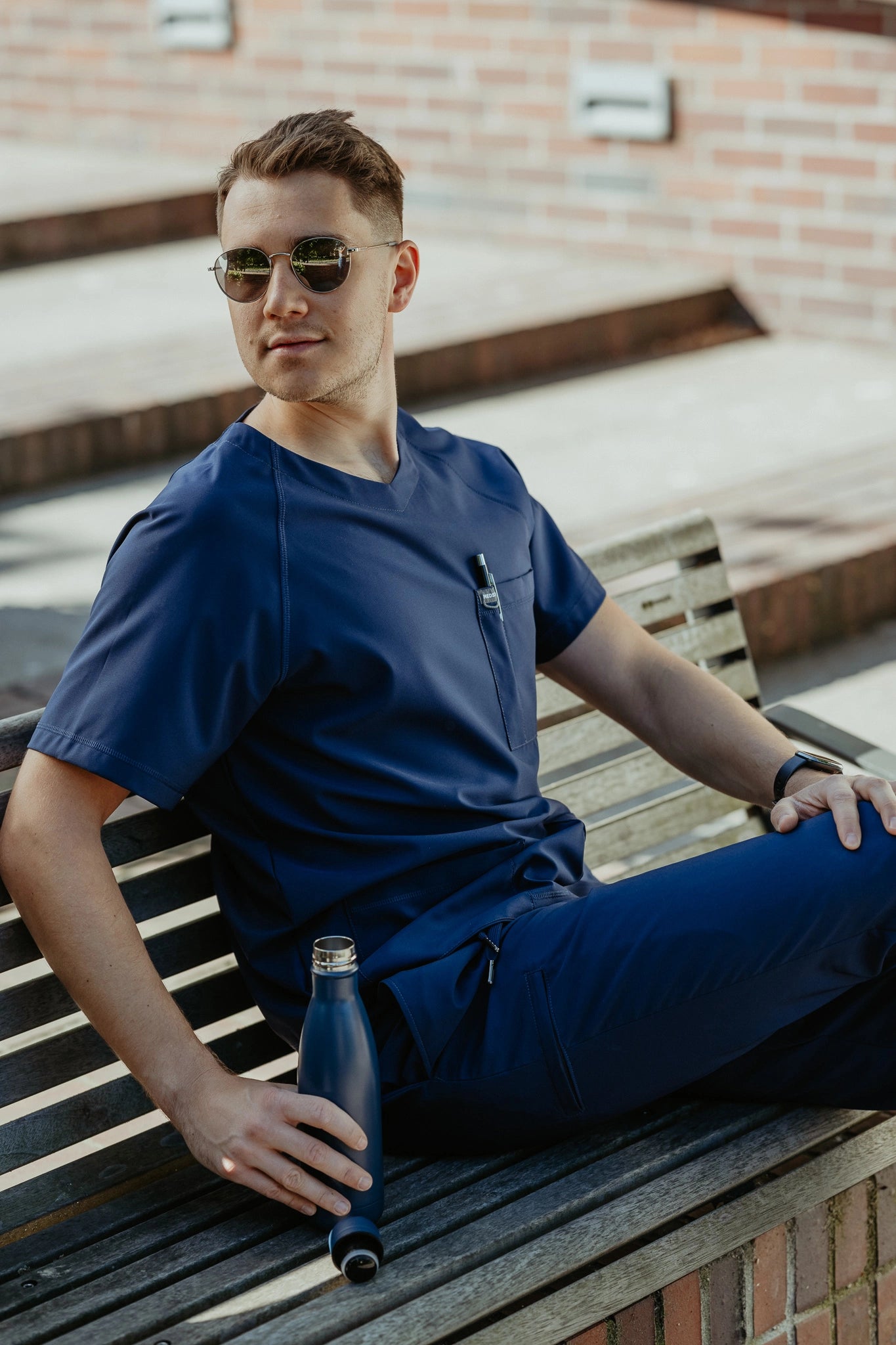 Joggery medyczne męskie SUVE Active.Me - Medsy