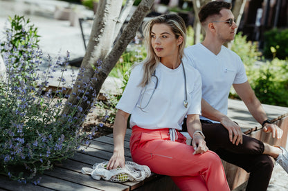 Biała koszulka damska SPLENDOR Premium Cotton