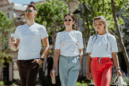 Biała koszulka damska SPLENDOR Premium Cotton