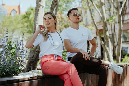 Biała koszulka damska SPLENDOR Premium Cotton